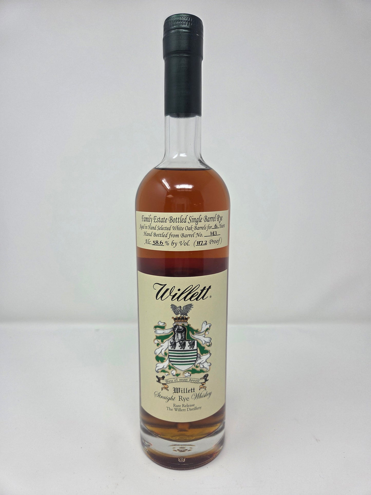 WILLETT 6 Year Rye Barrel 143 117.2 proof