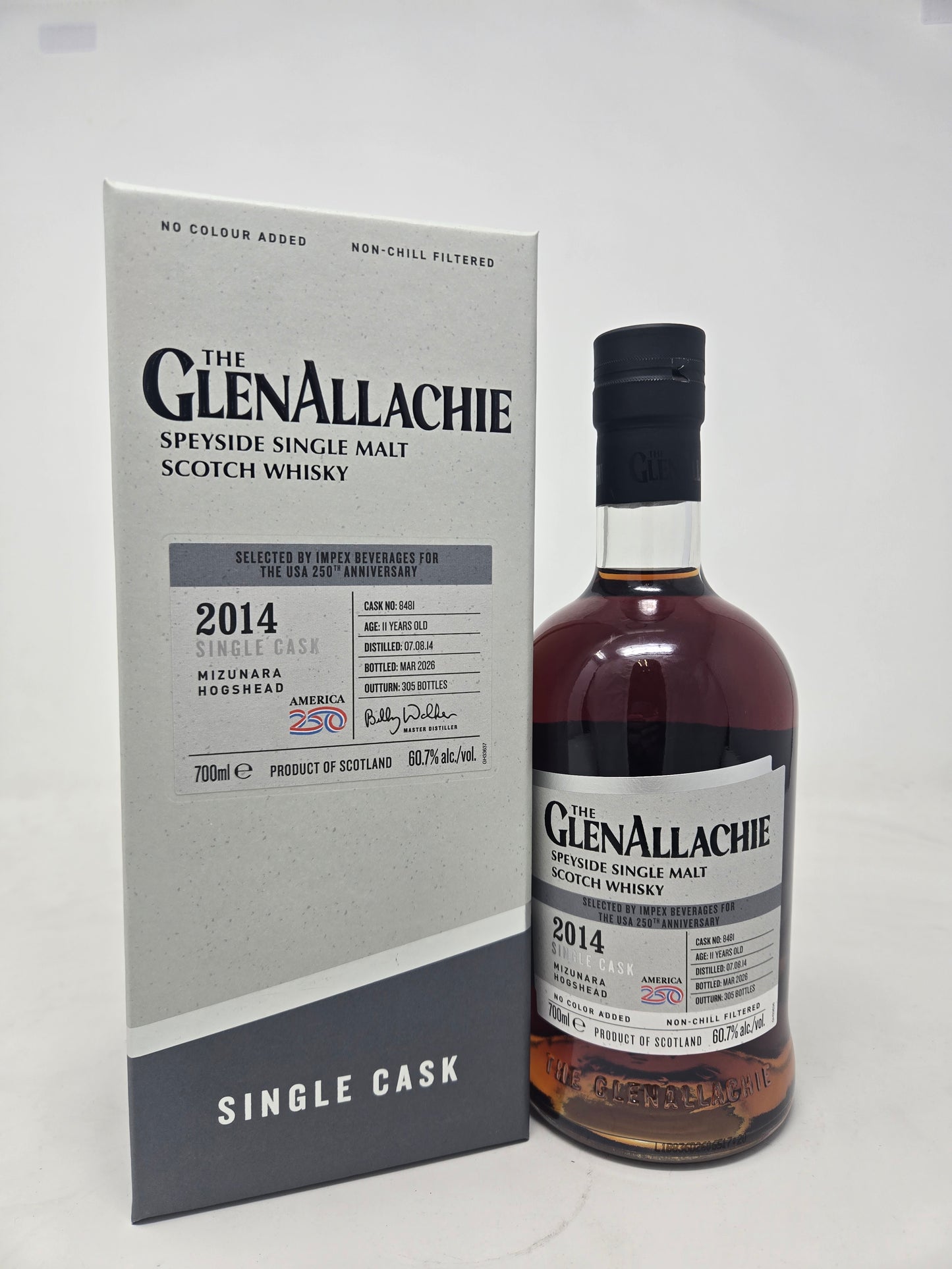 THE GLENALLACHIE 11yr Mizunara Hogshead - USA 250th Anniversary