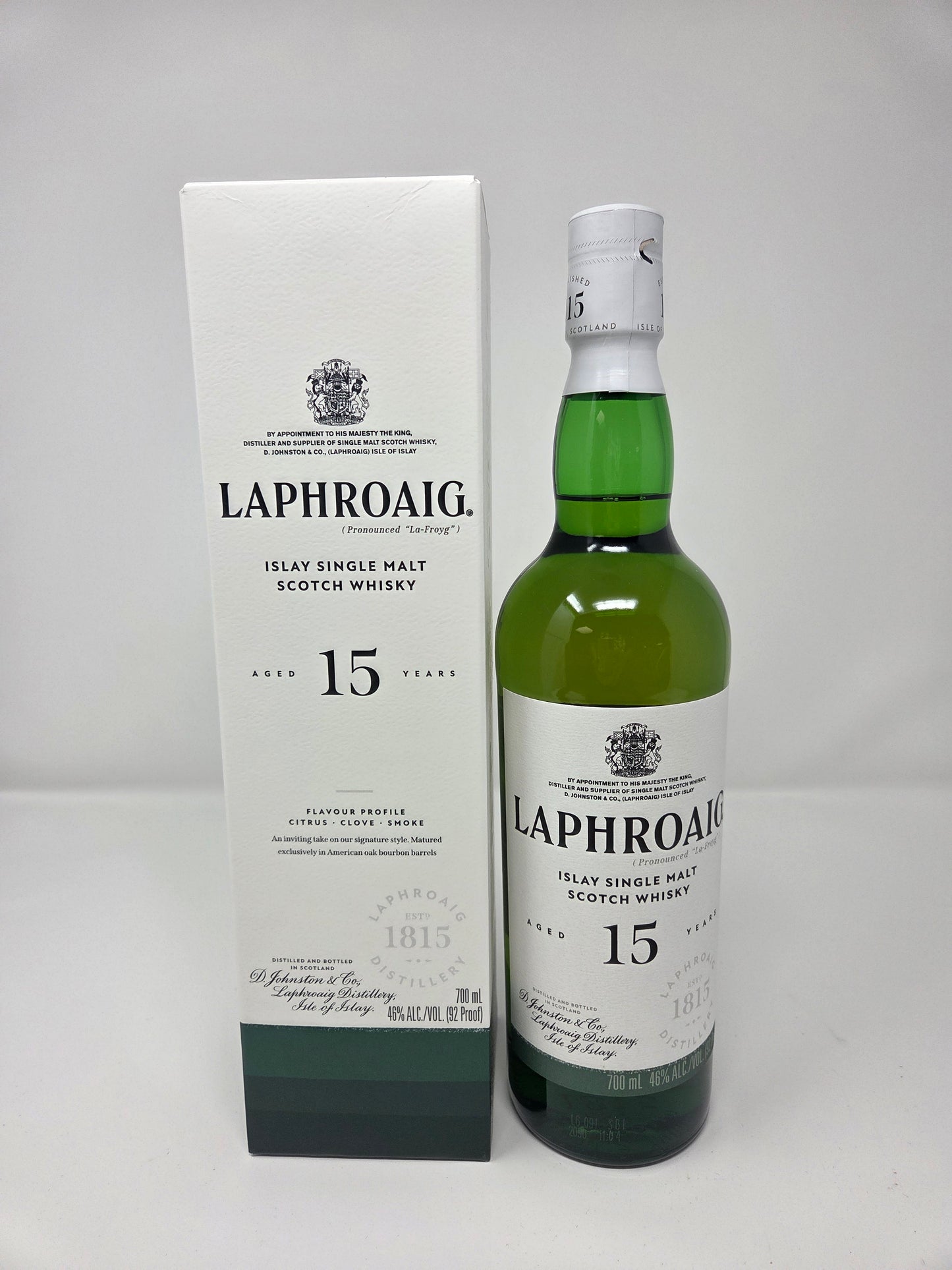 LAPHROAIG 15 Year Old Single Malt Scotch Whisky
