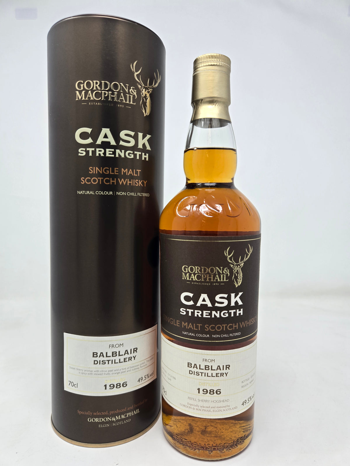 GORDON & MACPHAIL Balblair 1986 Cask Strength 30 Yr Old 49.5%