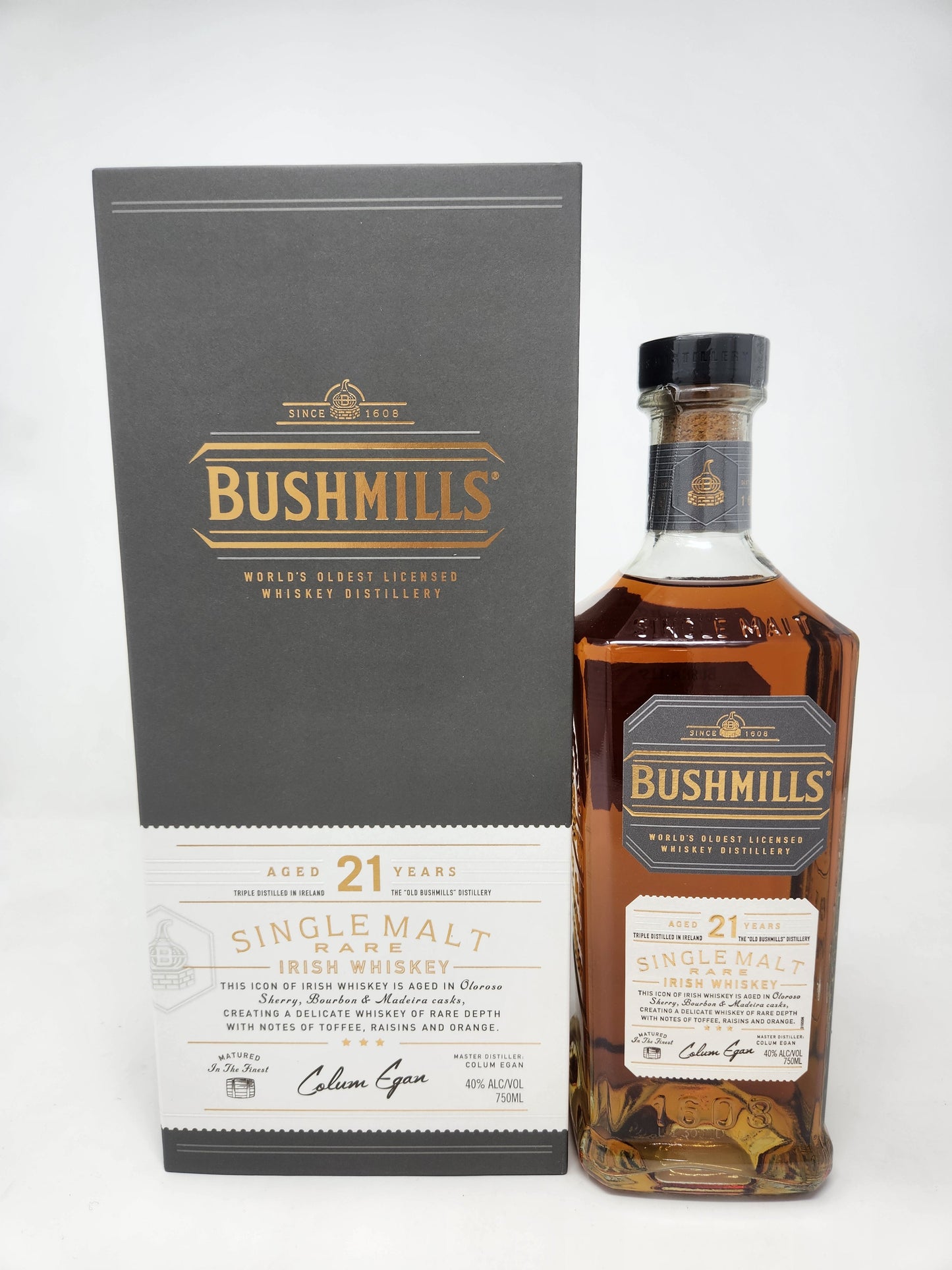 BUSHMILLS Irish Whiskey 21 Year