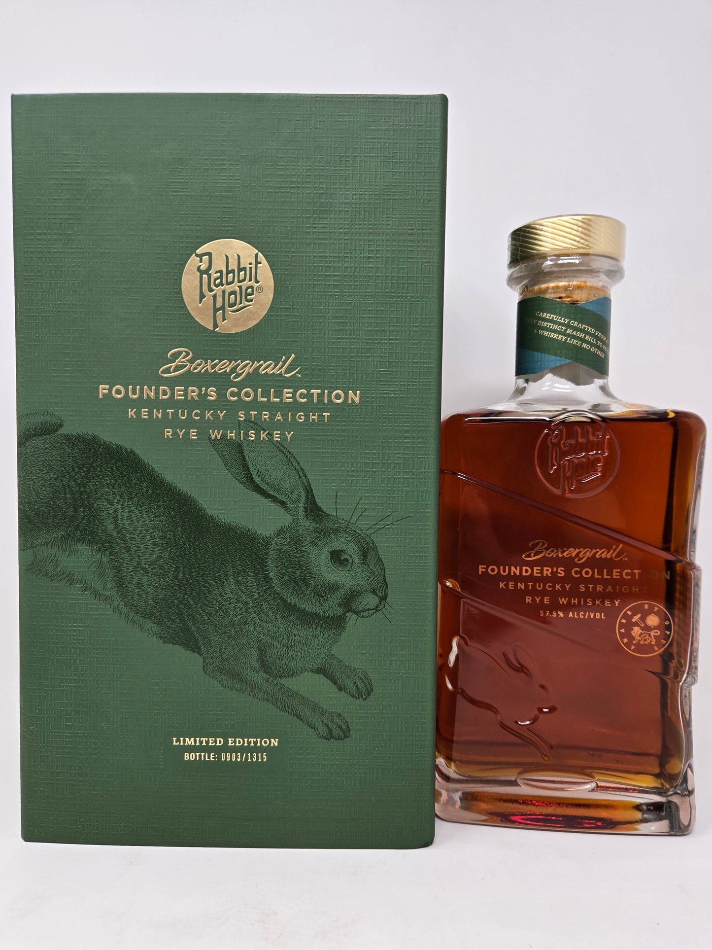 RABBIT HOLE Founder's Collection Boxergrail Cask Strength Rye
