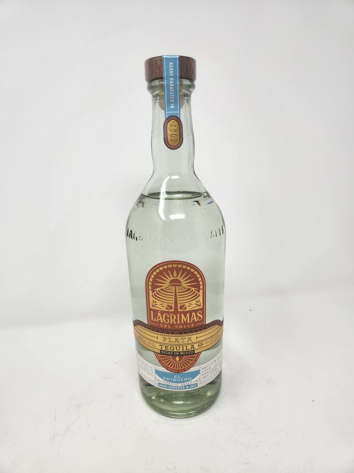 LAGRIMAS DEL VALLE El Chiqueno Tequila Plata