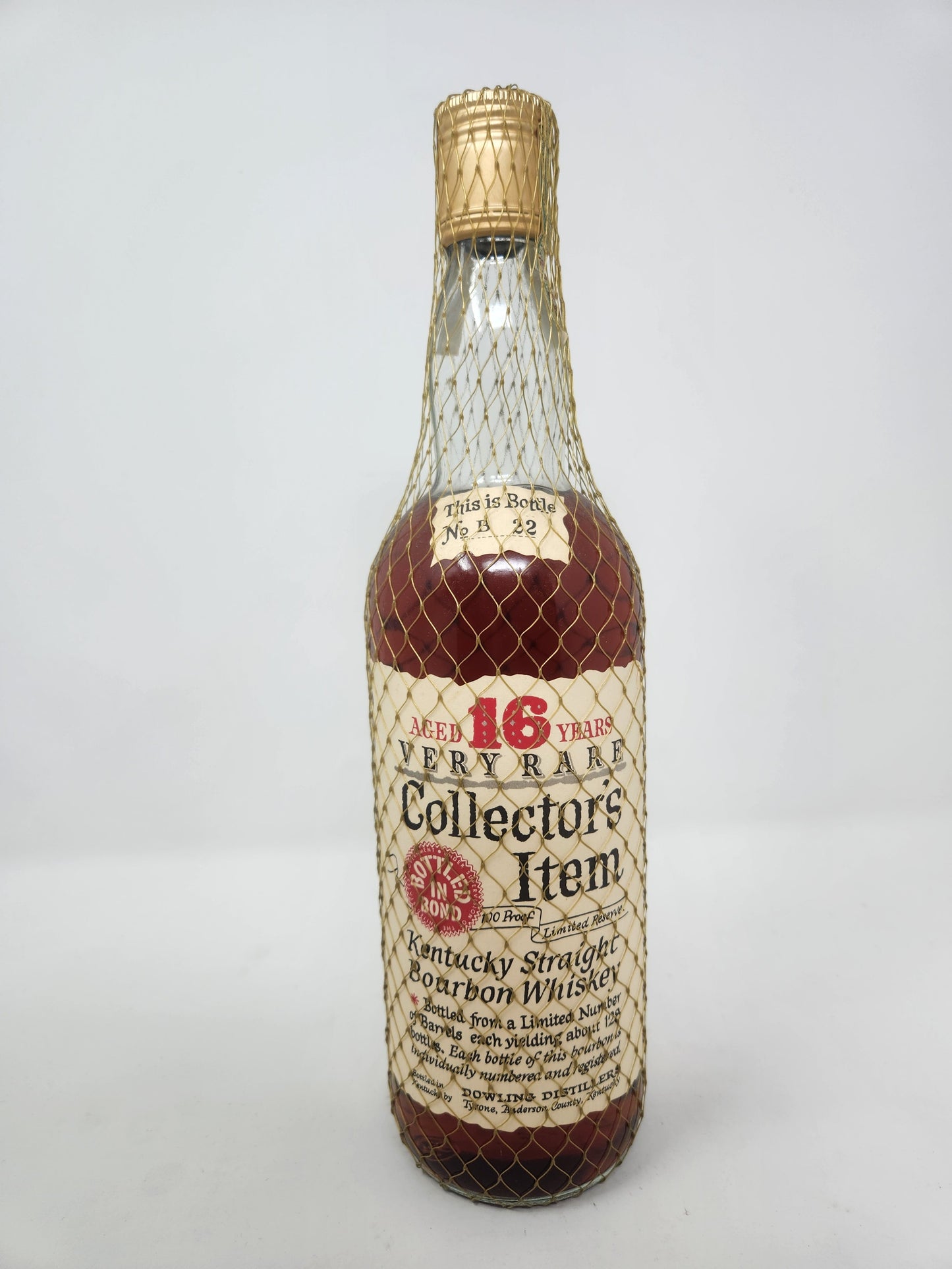 COLLECTORS Item 16 Year BIB 1953 Kentucky Straight Bourbon Whiskey