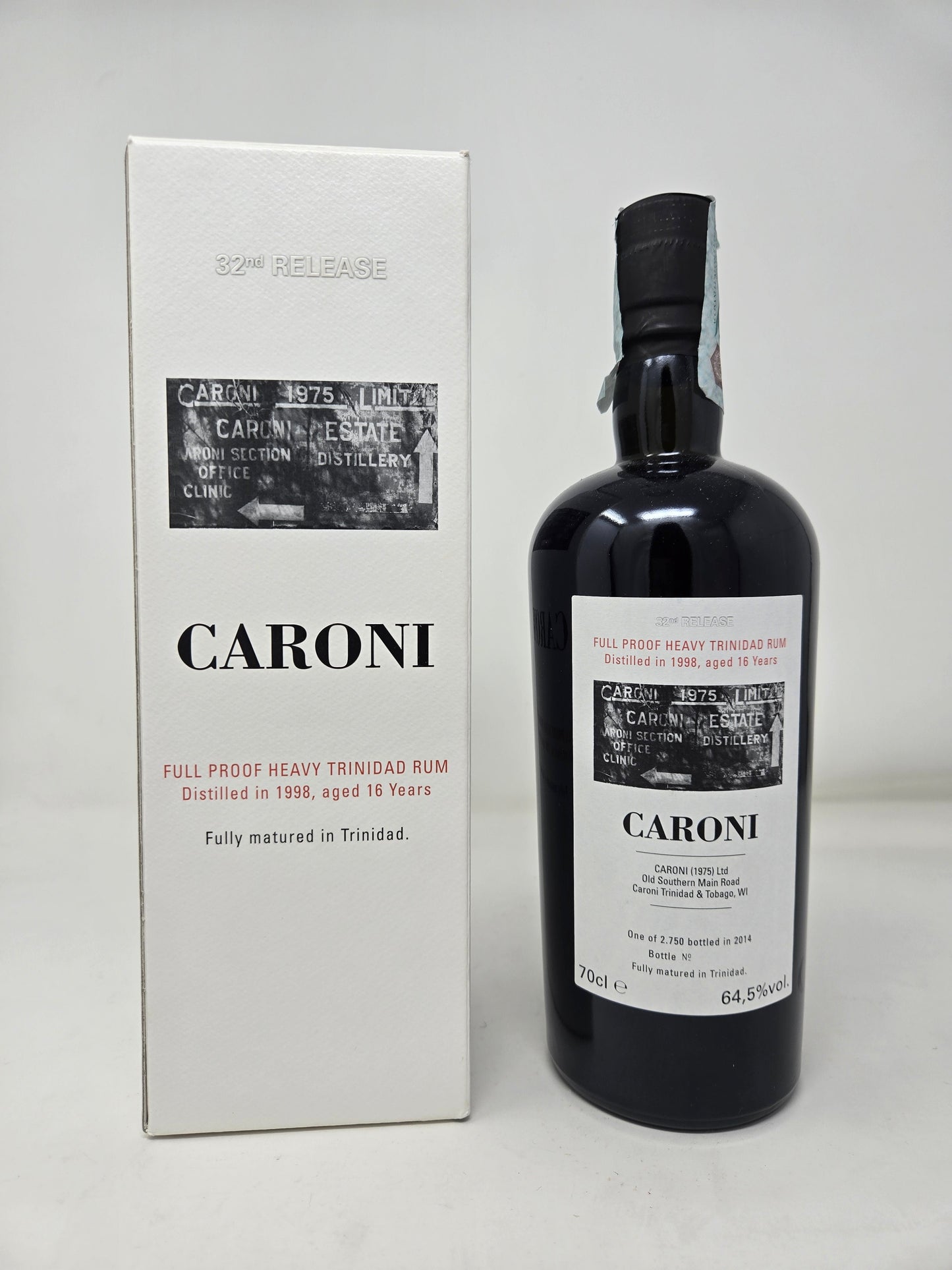 CARONI 1998 Velier 16 Year Old Full Proof Heavy