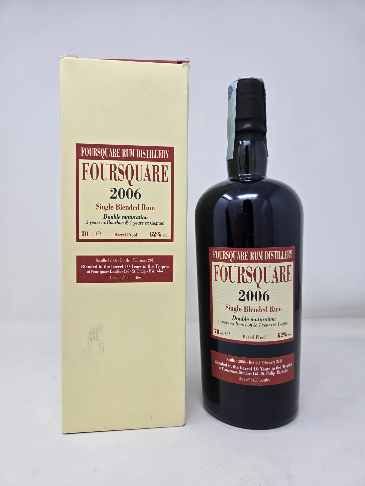 FOURSQUARE 2006 Velier 10 Yr Single Blended Rum 62%