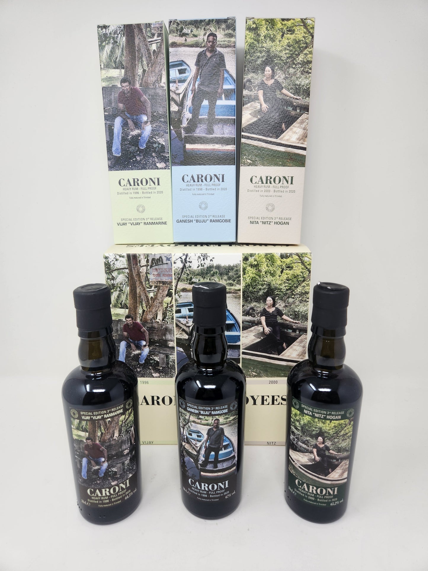 CARONI Velier Employee Mini Set 3rd Release 3x20cl