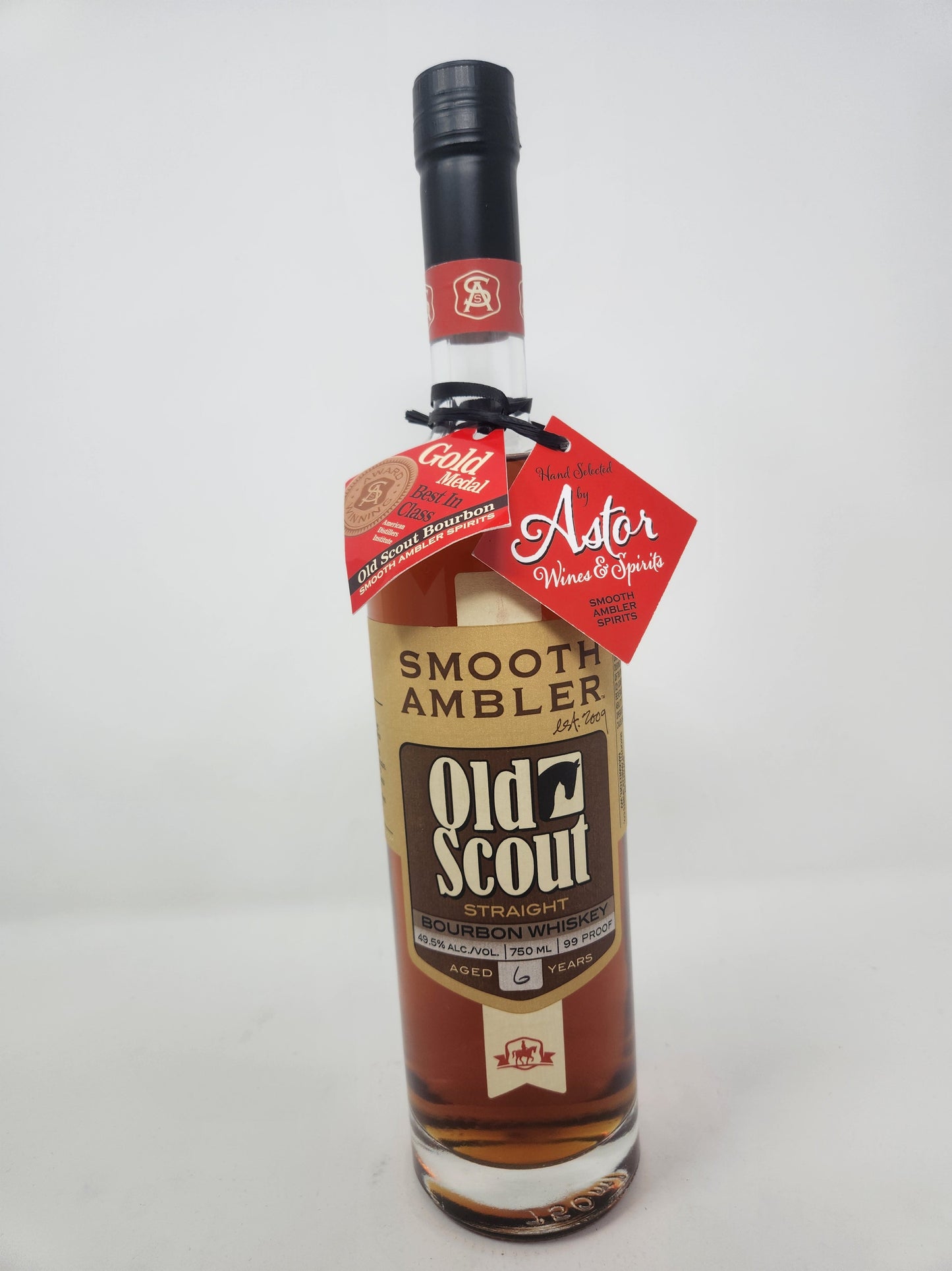 SMOOTH AMBLER Old Scout 6yr Astor Pick 99 Proof 2012 Single Barrel Whiskey