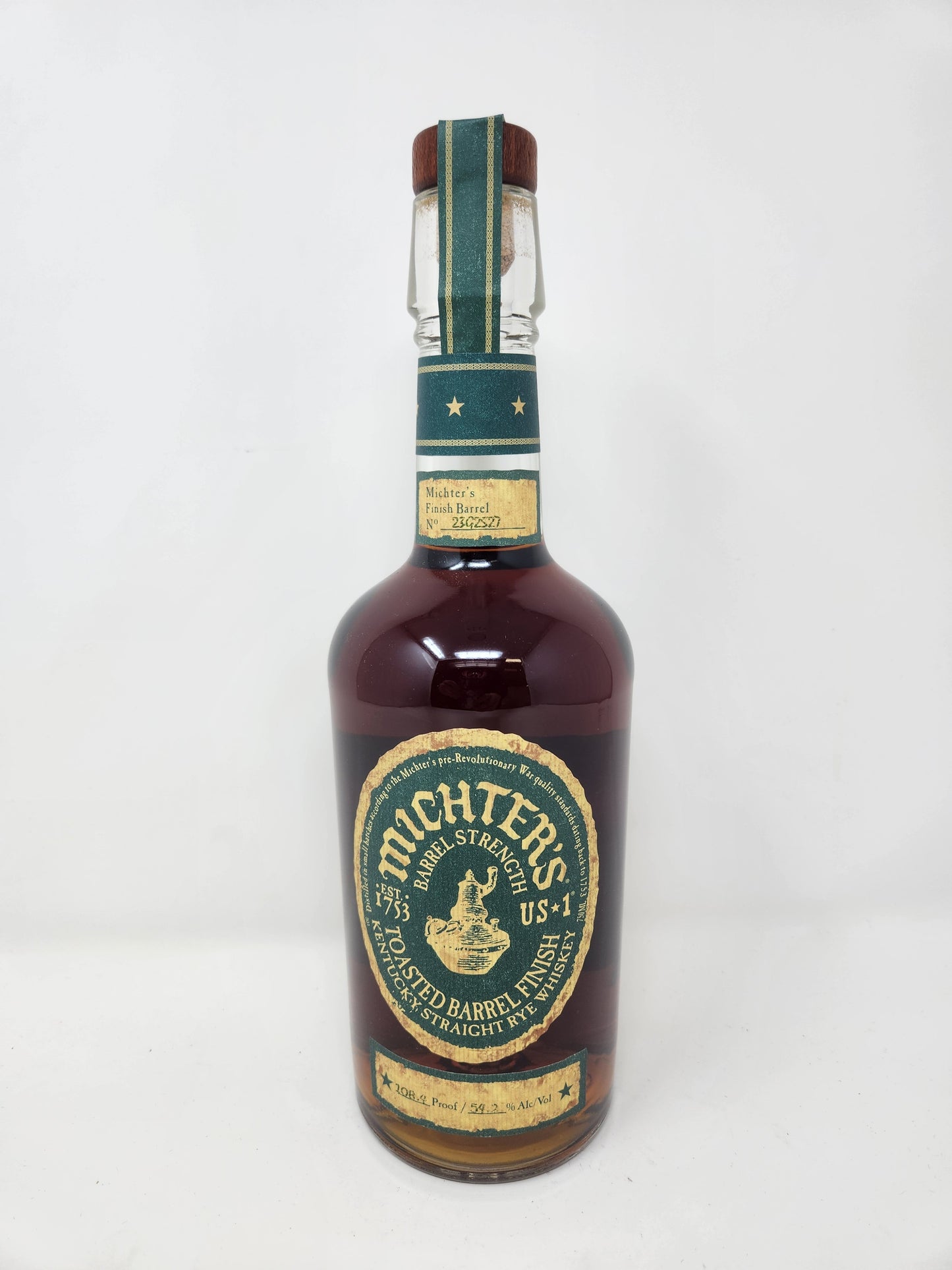 MICHTERS Barrel Strength Toasted Barrel Rye