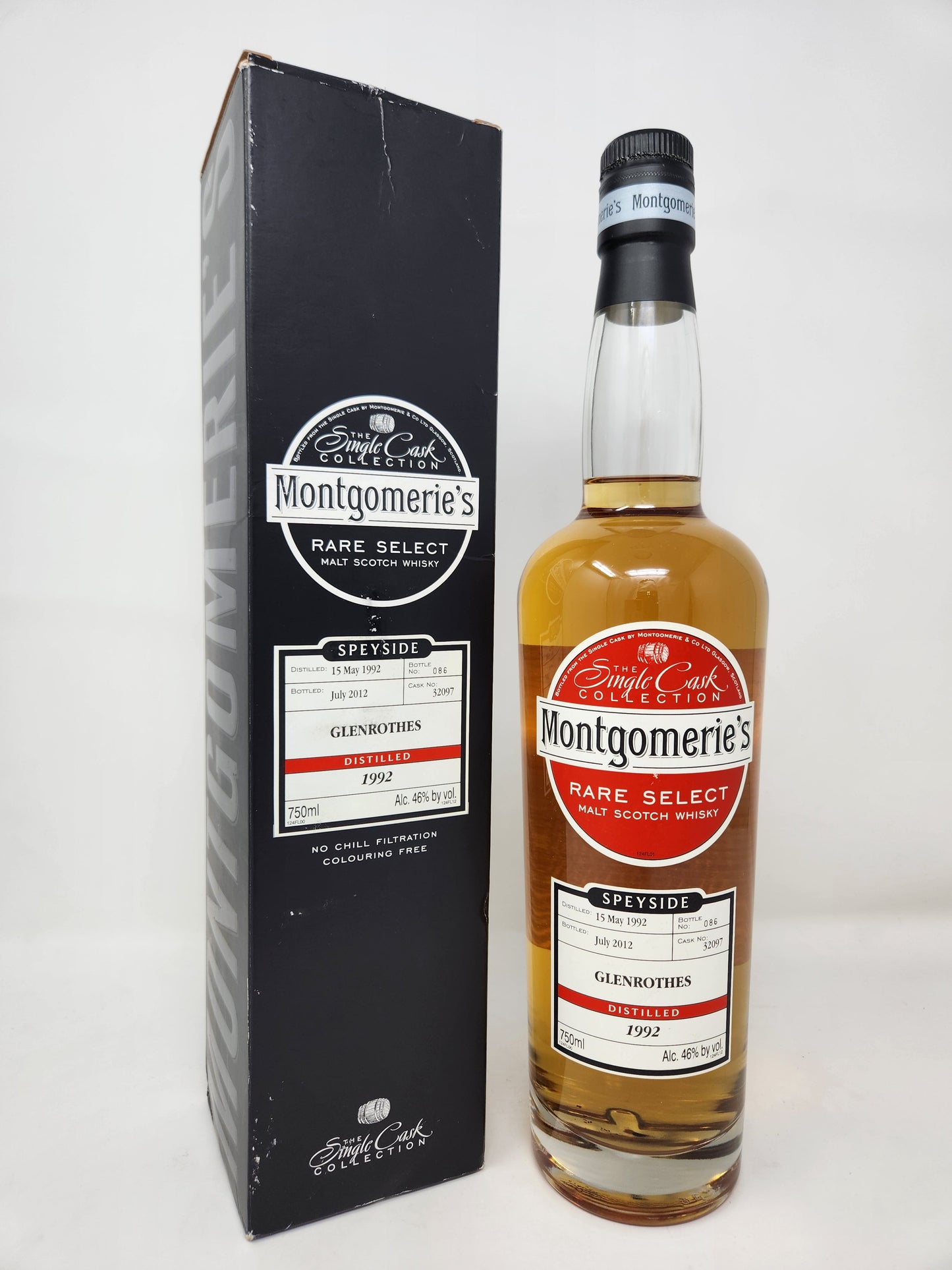MONTGOMERIE'S Single Cask Collection Rare Select Glenrothes 1992