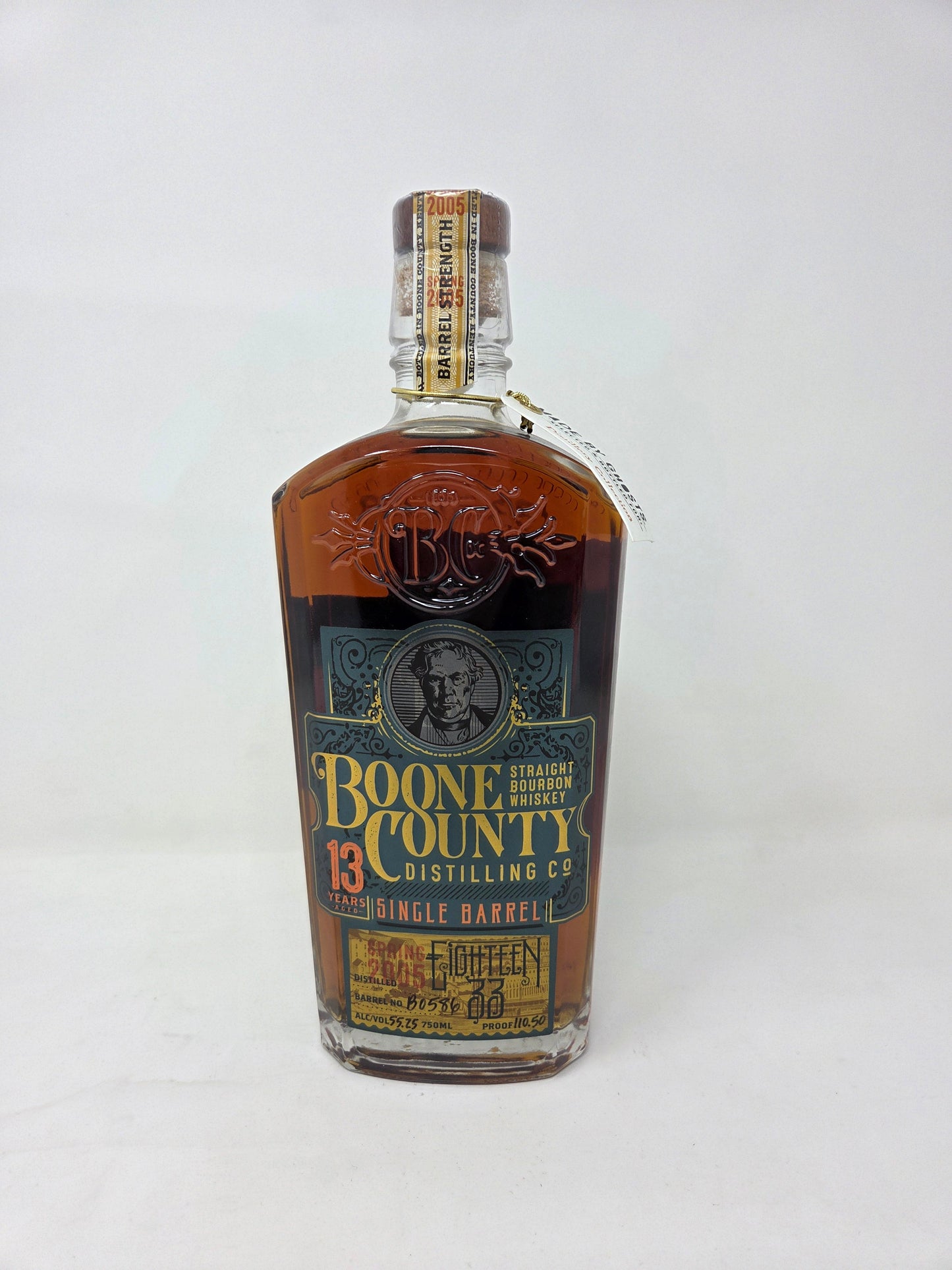 BOONE COUNTY 'Eighteen 33' 13 Yr Old Single Barrel
