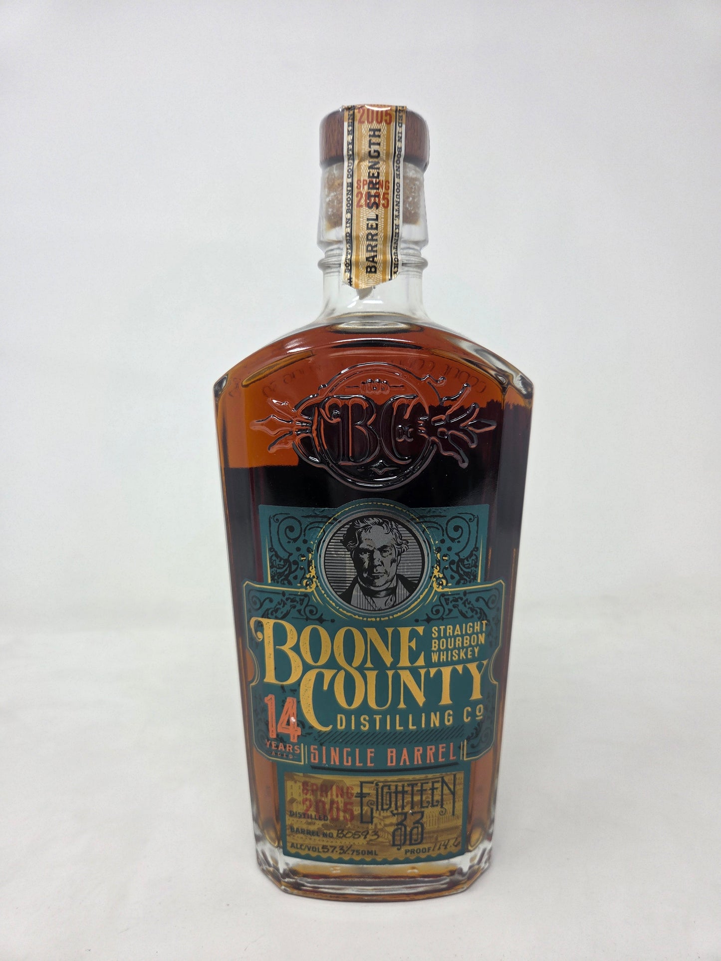 BOONE COUNTY 'Eighteen 33' 14 Yr Old Single Barrel