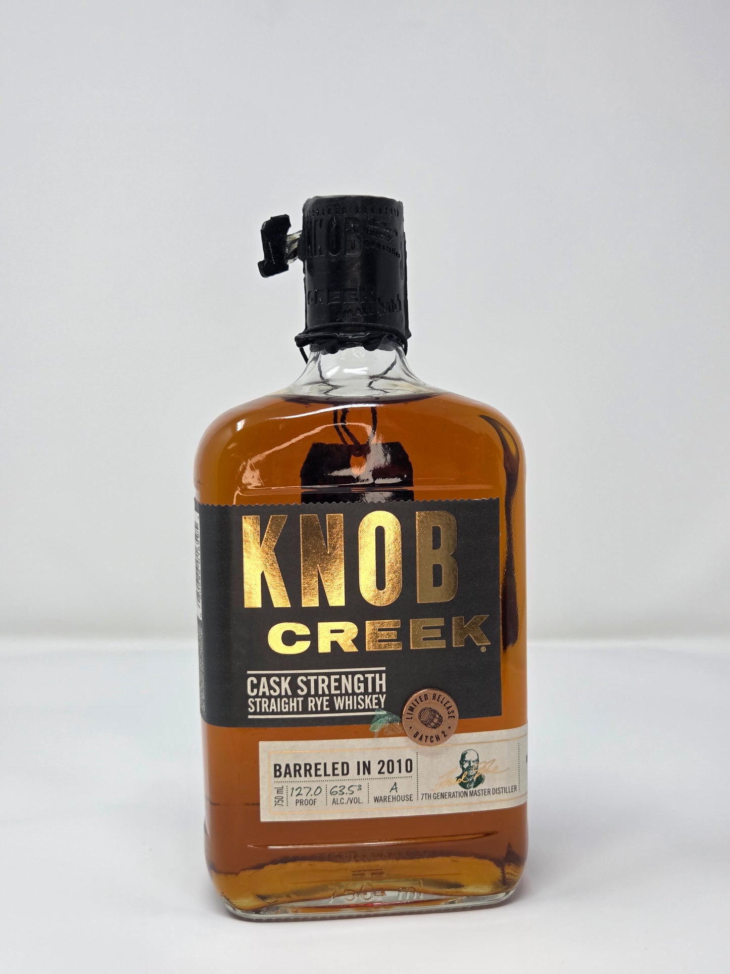 KNOB CREEK Cask Strength Rye 127 Proof