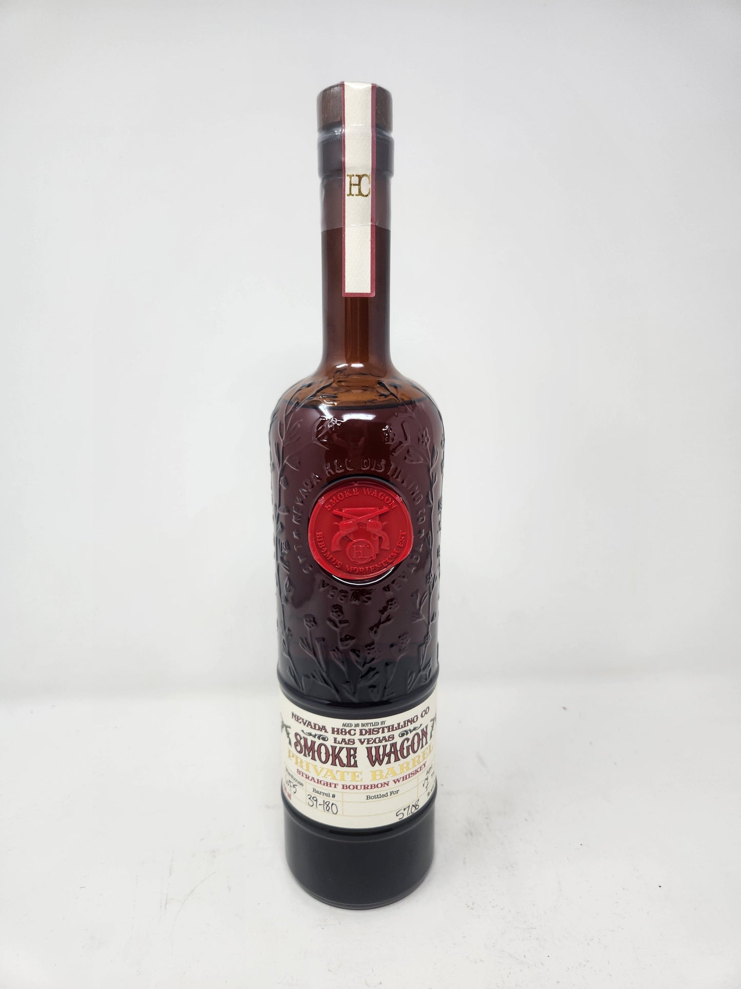 SMOKE WAGON 7 Year Old Private Barrel Straight Bourbon Whiskey