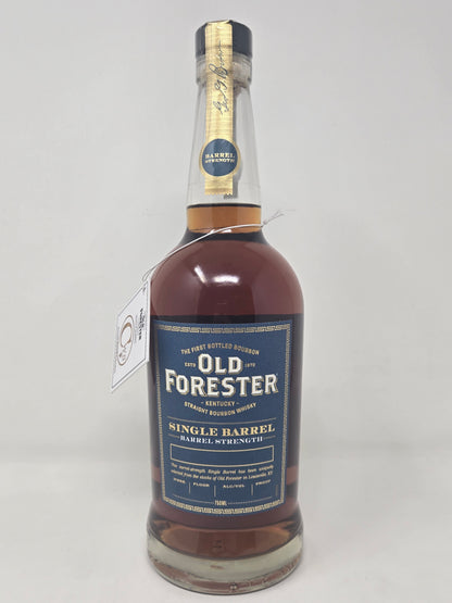 OLD FORESTER Single Barrel Barrel Strength "CWS Barrel" 126.6 Proof