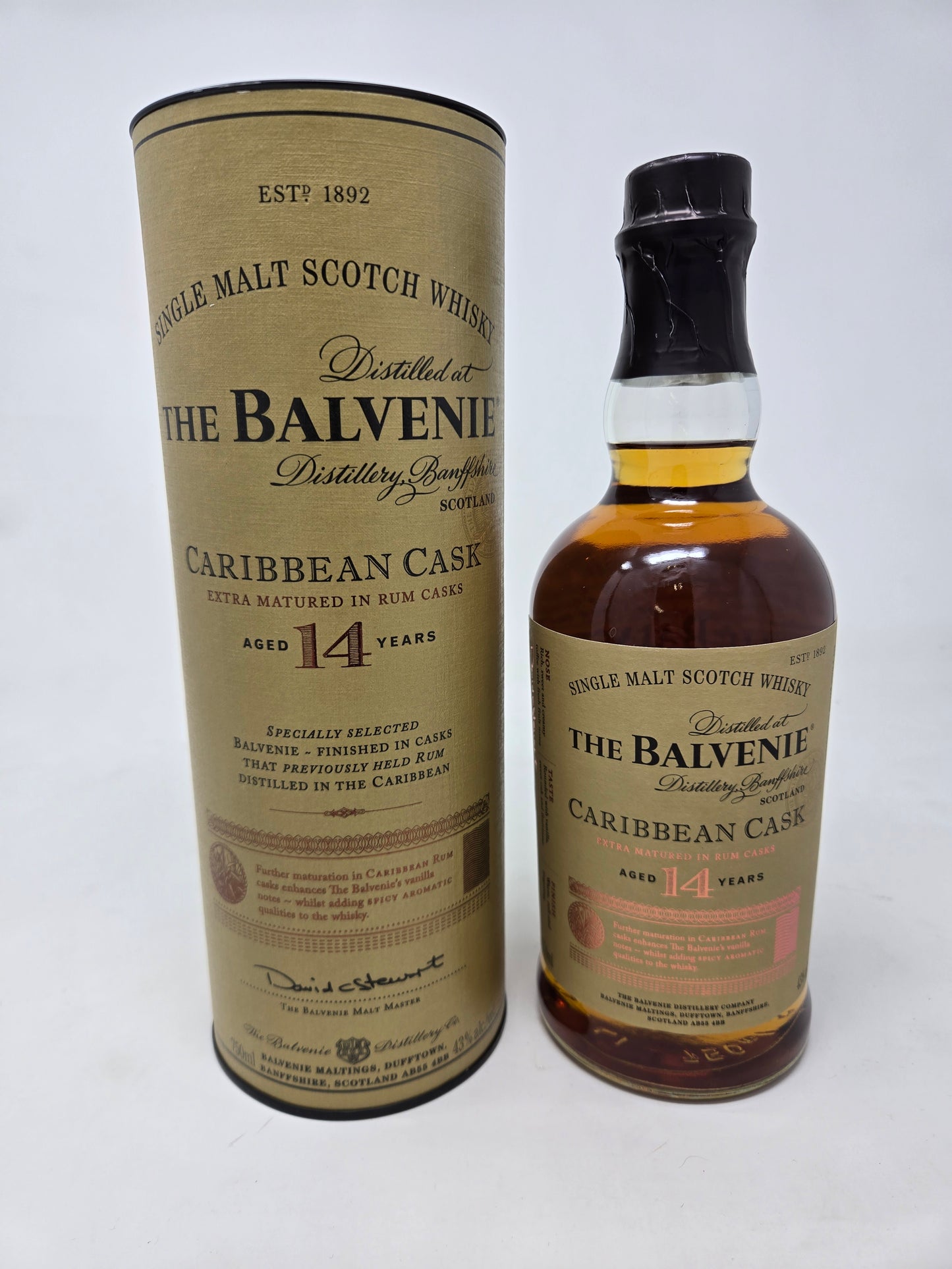 BALVENIE 14Yr Caribbean Cask