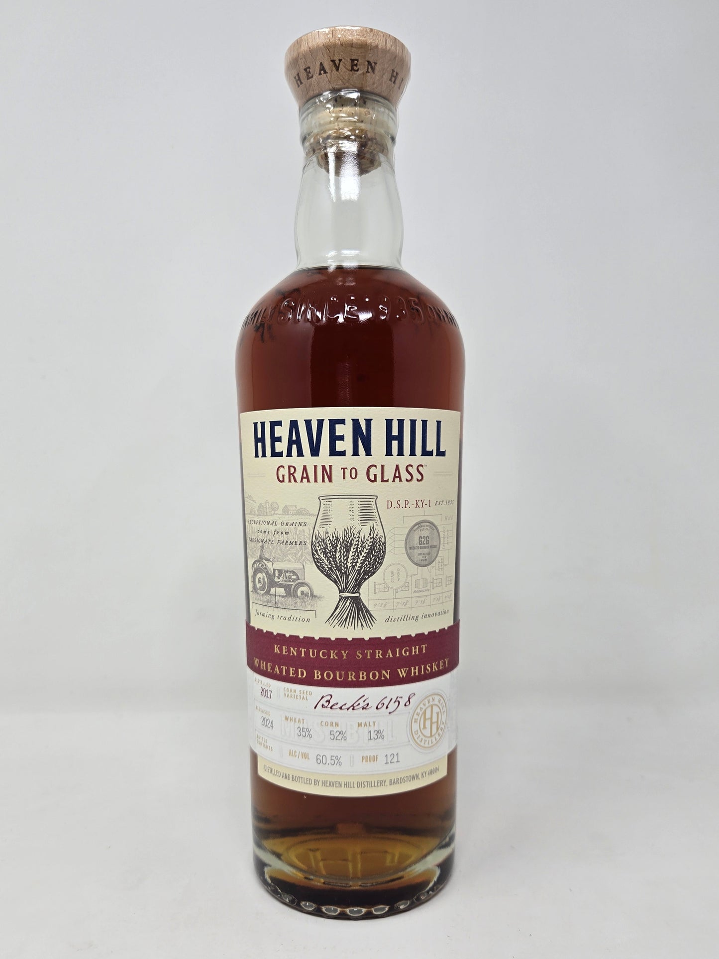 HEAVEN HILL Grain To Glass Straight Wheated Whiskey