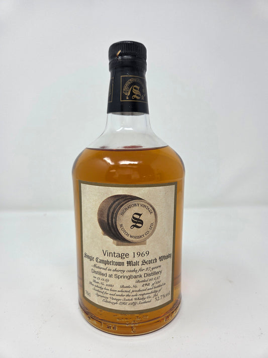 SPRINGBANK Signatory Vintage 27 year Old Bottled 1997