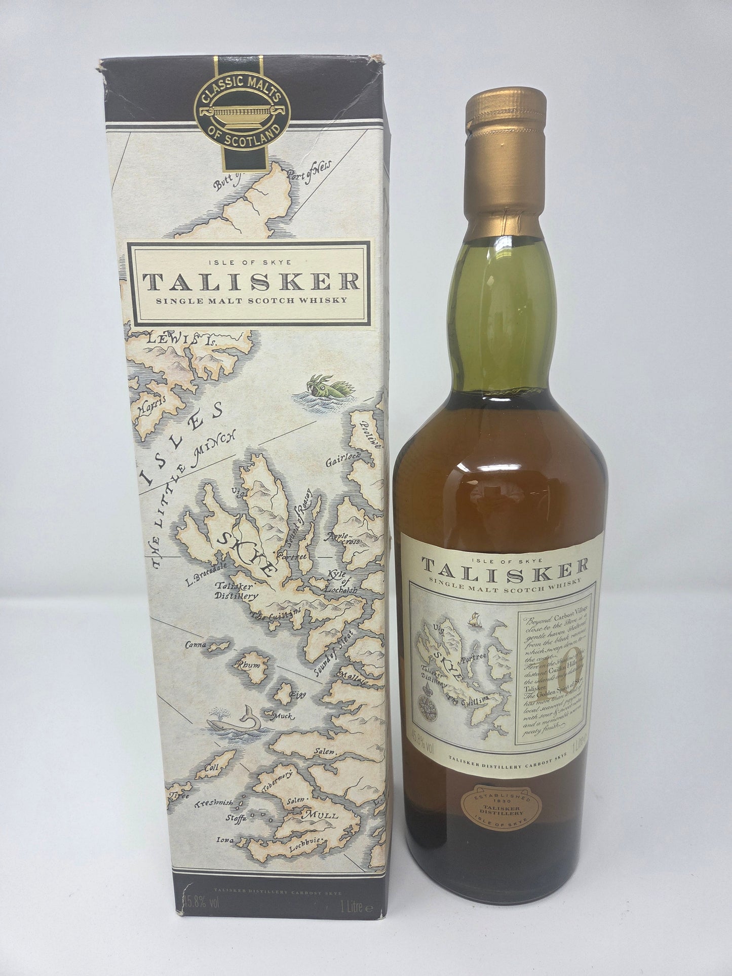 TALISKER 10 Year Old Bottled 1988