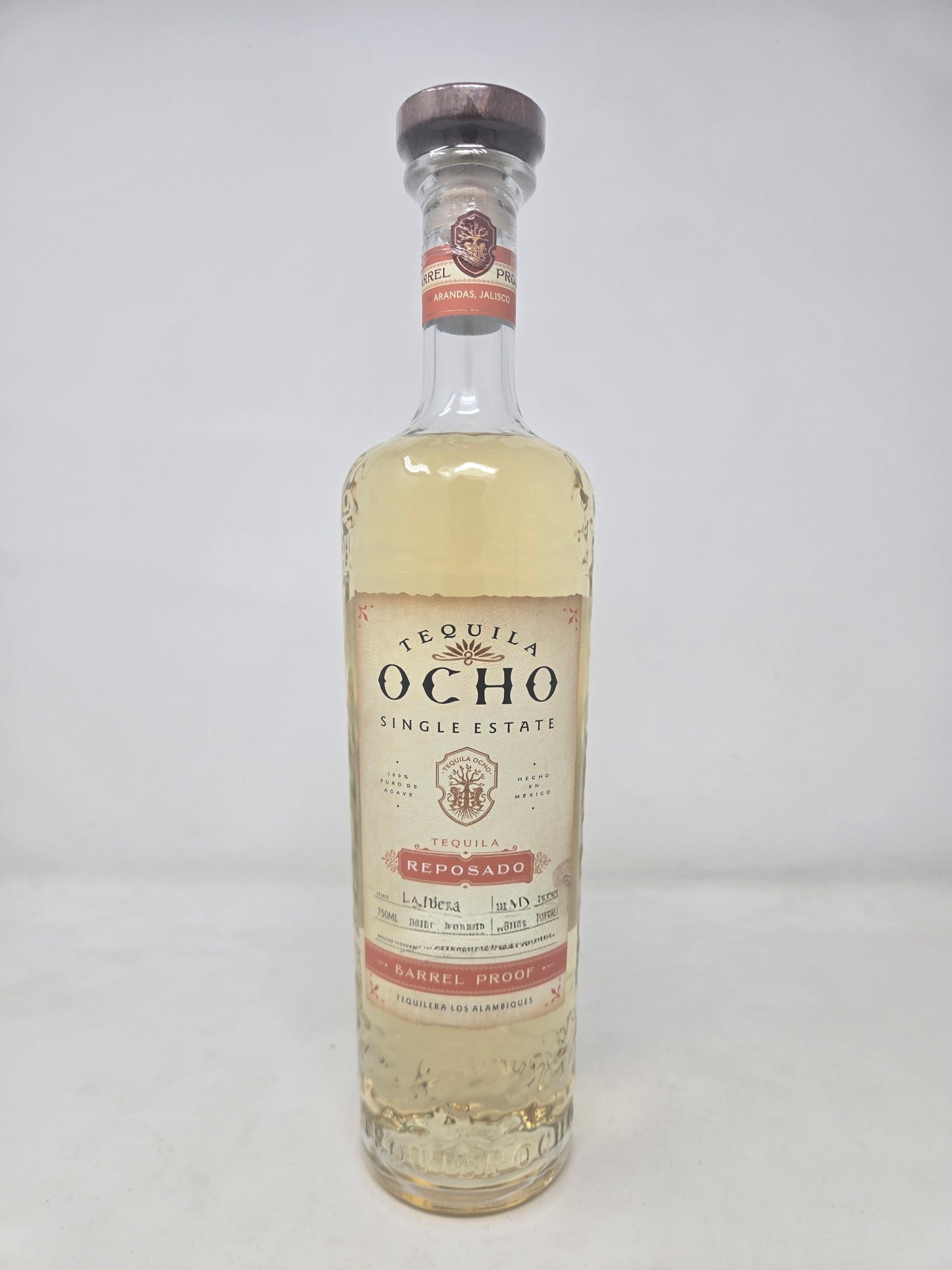 TEQUILA OCHO Single Estate Barrel Proof Reposado
