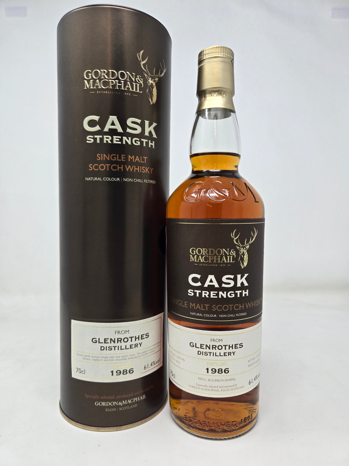 GORDON & MACPHAIL Glenrothes 1986 Cask Strength 31 Yr Old 61.4%