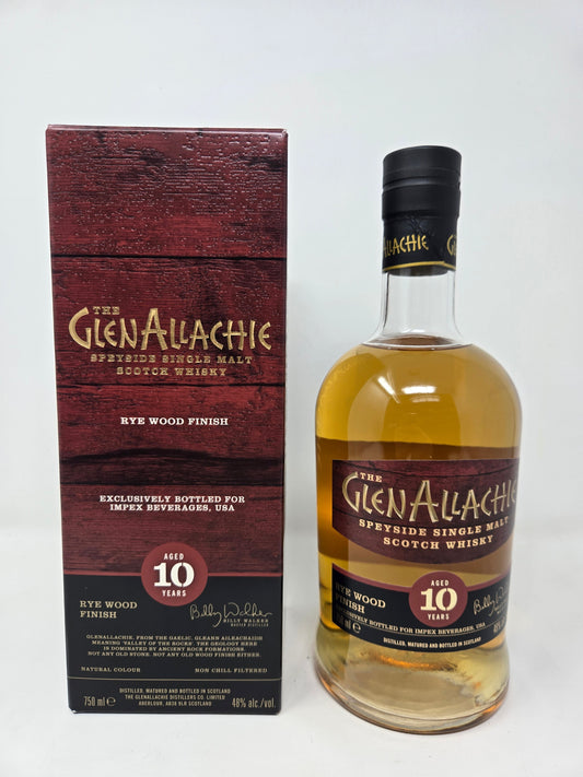 GLENALLACHIE 10yr Rye Wood Finish