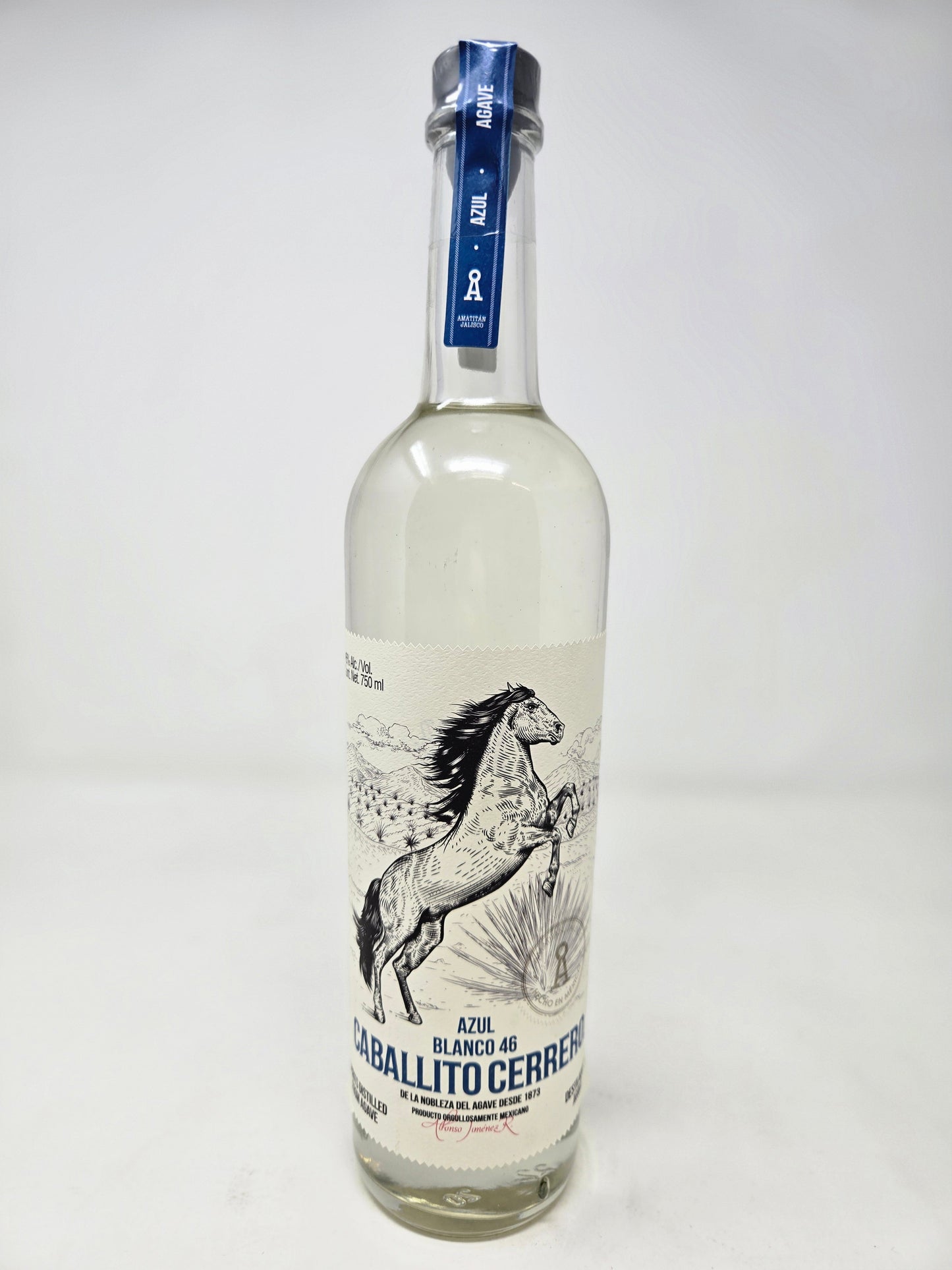 CABALLITO CERRERO Blanco 46 Azul Agave Spirit