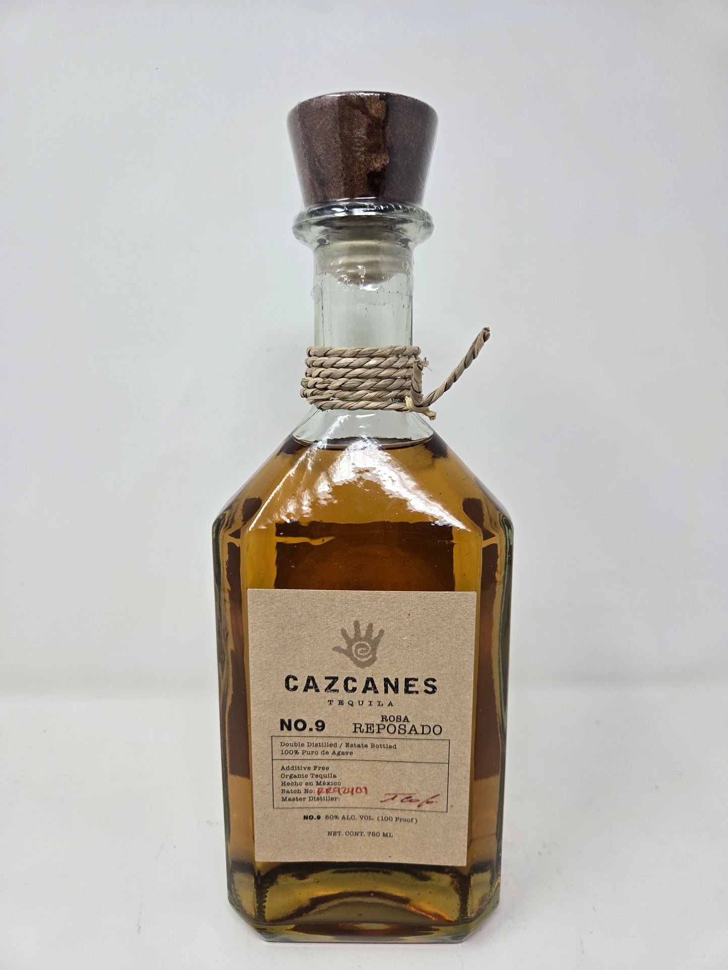 CAZCANES No.9 Tequila Rosa Reposado Organic