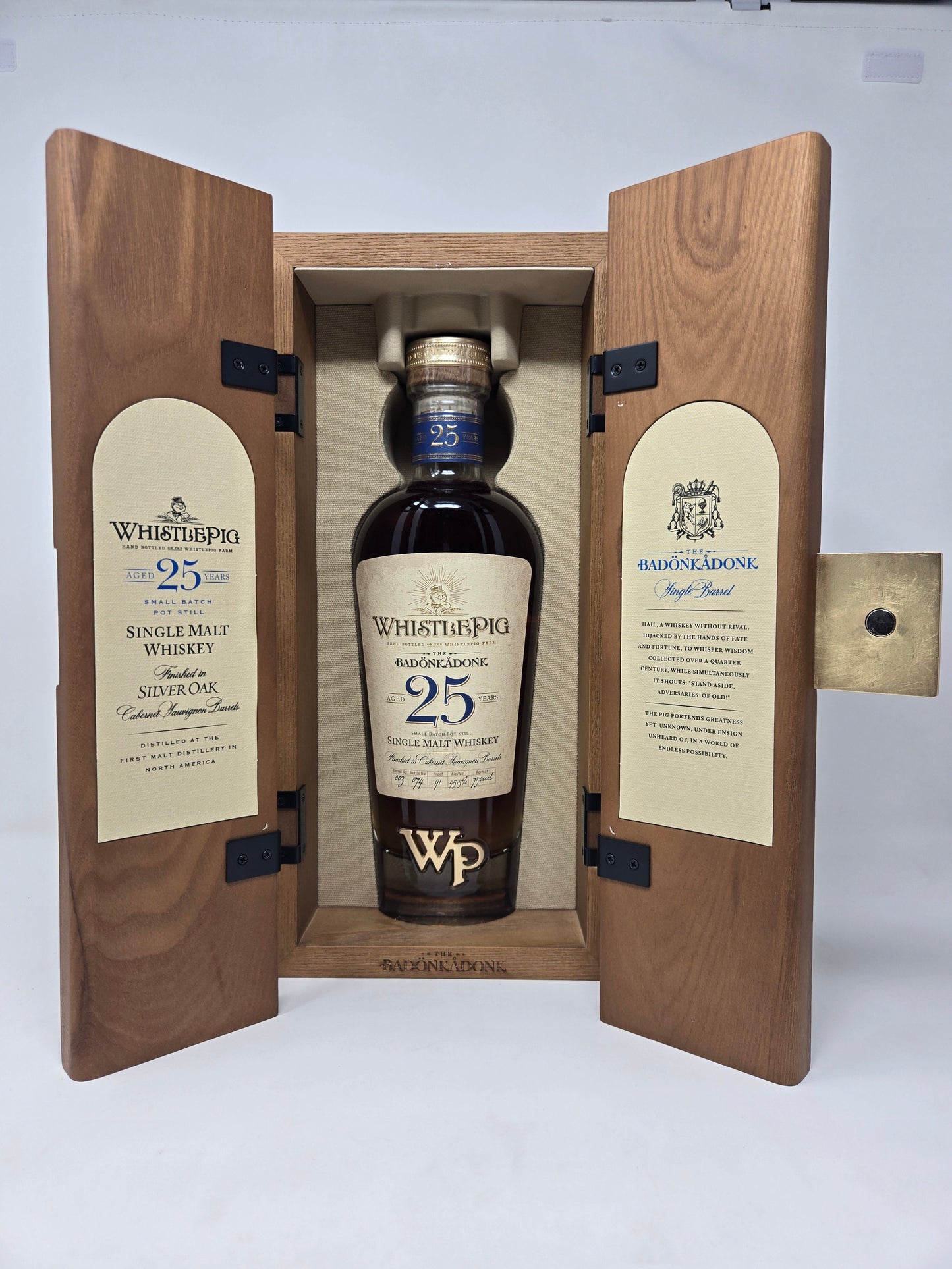 WHISTLEPIG 'The Badonkadonk' 25 Year Old Single Malt Whiskey