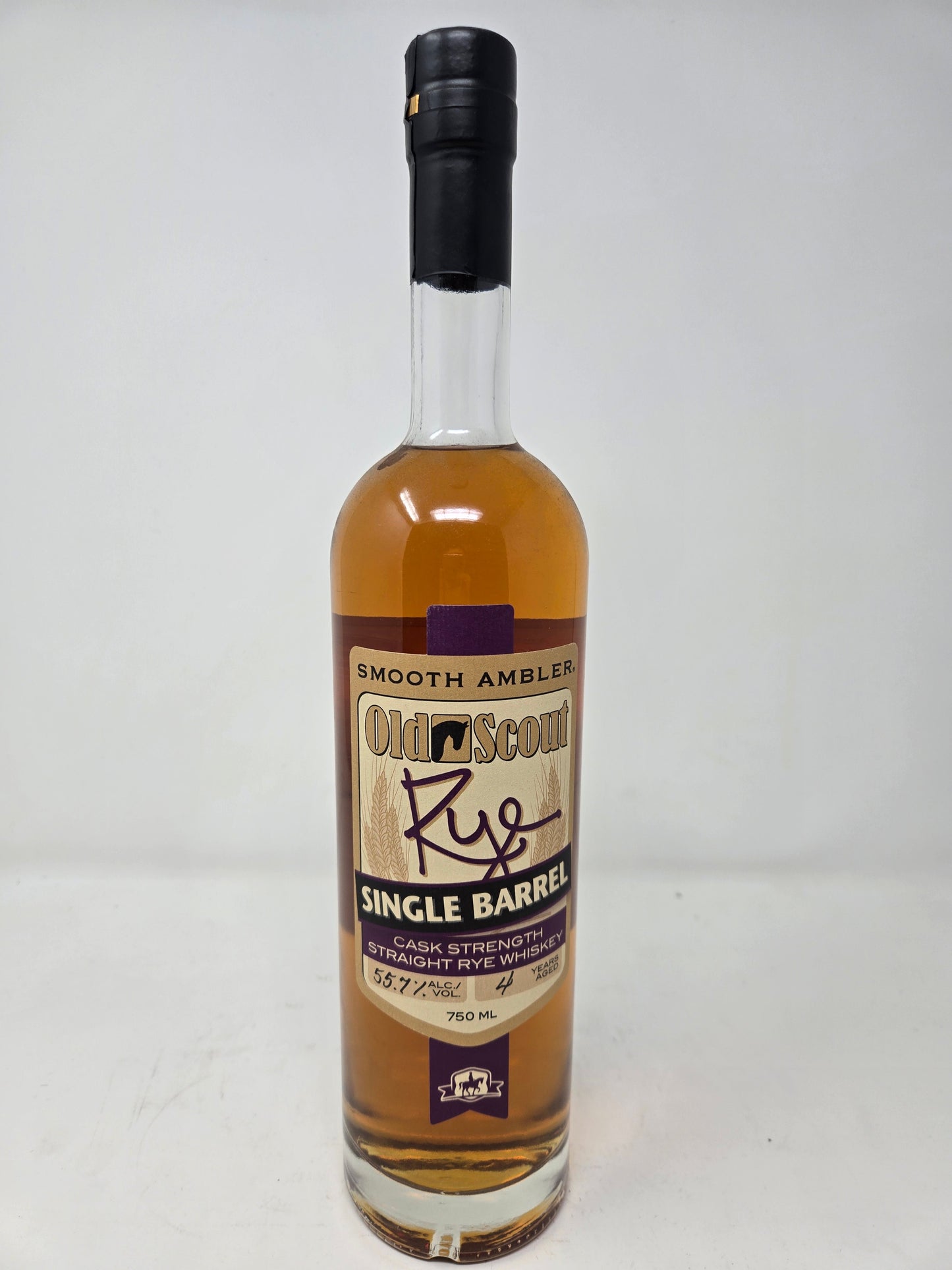 SMOOTH AMBLER Old Scout 4yr Single Barrel Rye 111.4 Proof