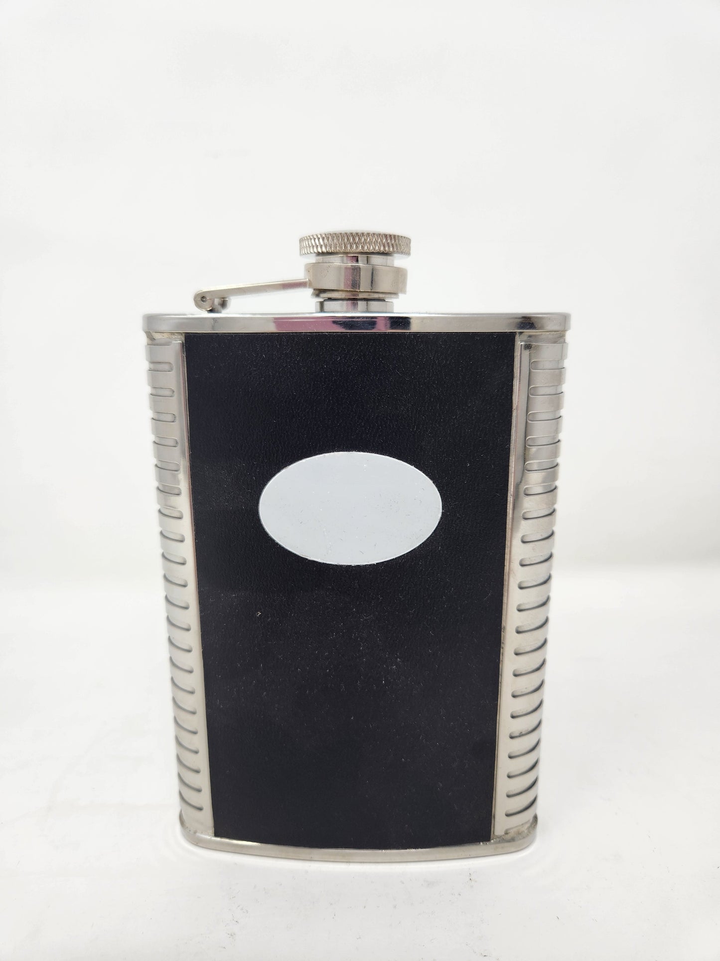 LEATHER-BOUND 8 OZ.FLASK