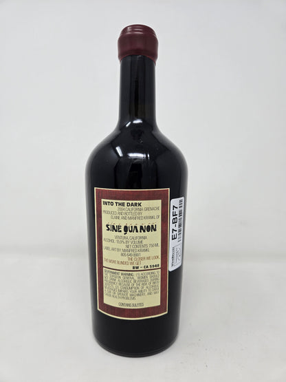 SINE QUA NON Into The Dark Grenache