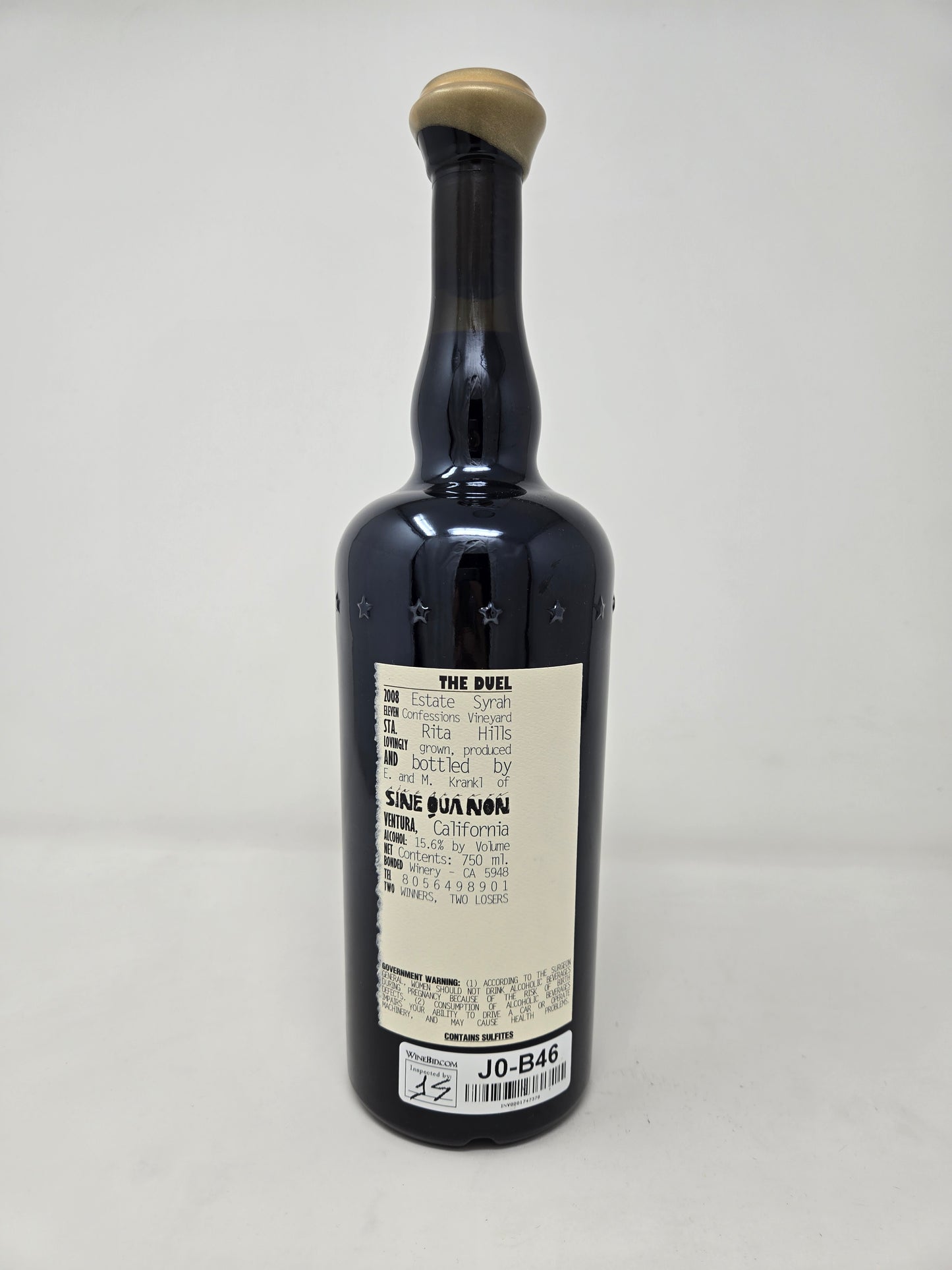 SINE QUA NON The Duel Syrah