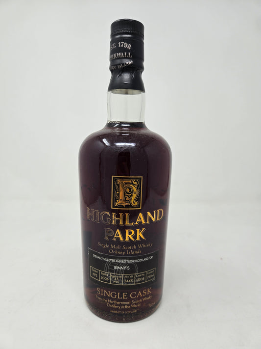 HIGHLAND PARK 1973 33 Yr Old Single Cask 'Binnys' 54.4%