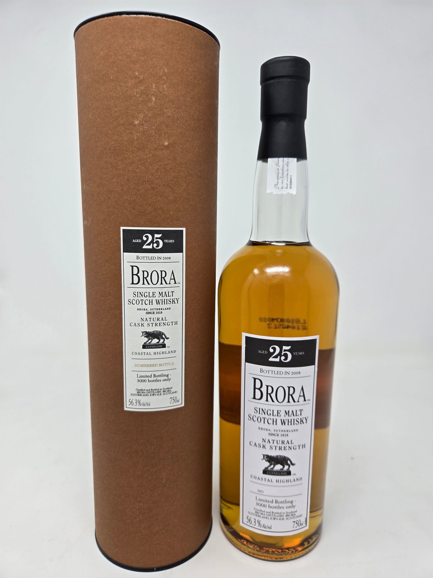 BRORA LIMITED EDITION 25 Yr Old Release 2008 56.3%