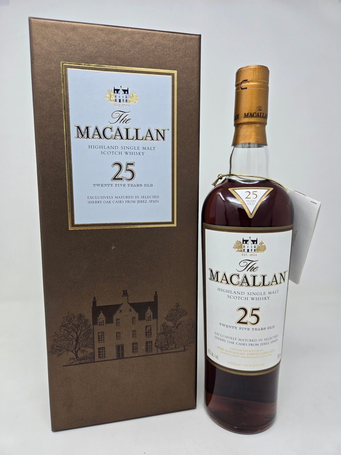 MACALLAN 25-Yr Sherry Oak (Bottled 2000) Brown Box