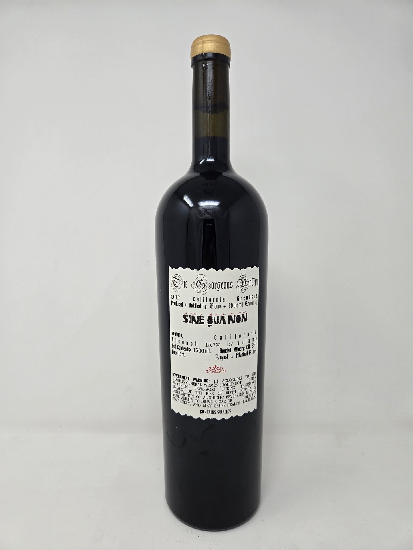 SINE QUA NON Grenache "The Gorgeous Victim"