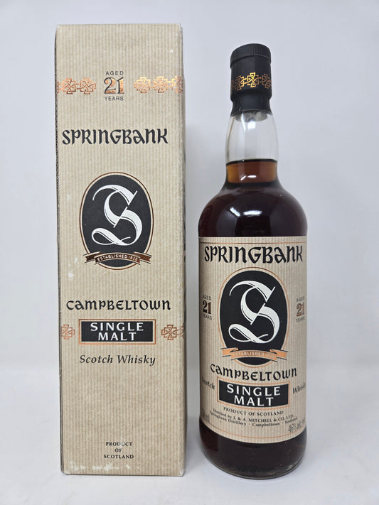 SPRINGBANK 21 Yr Old 1990s 46%