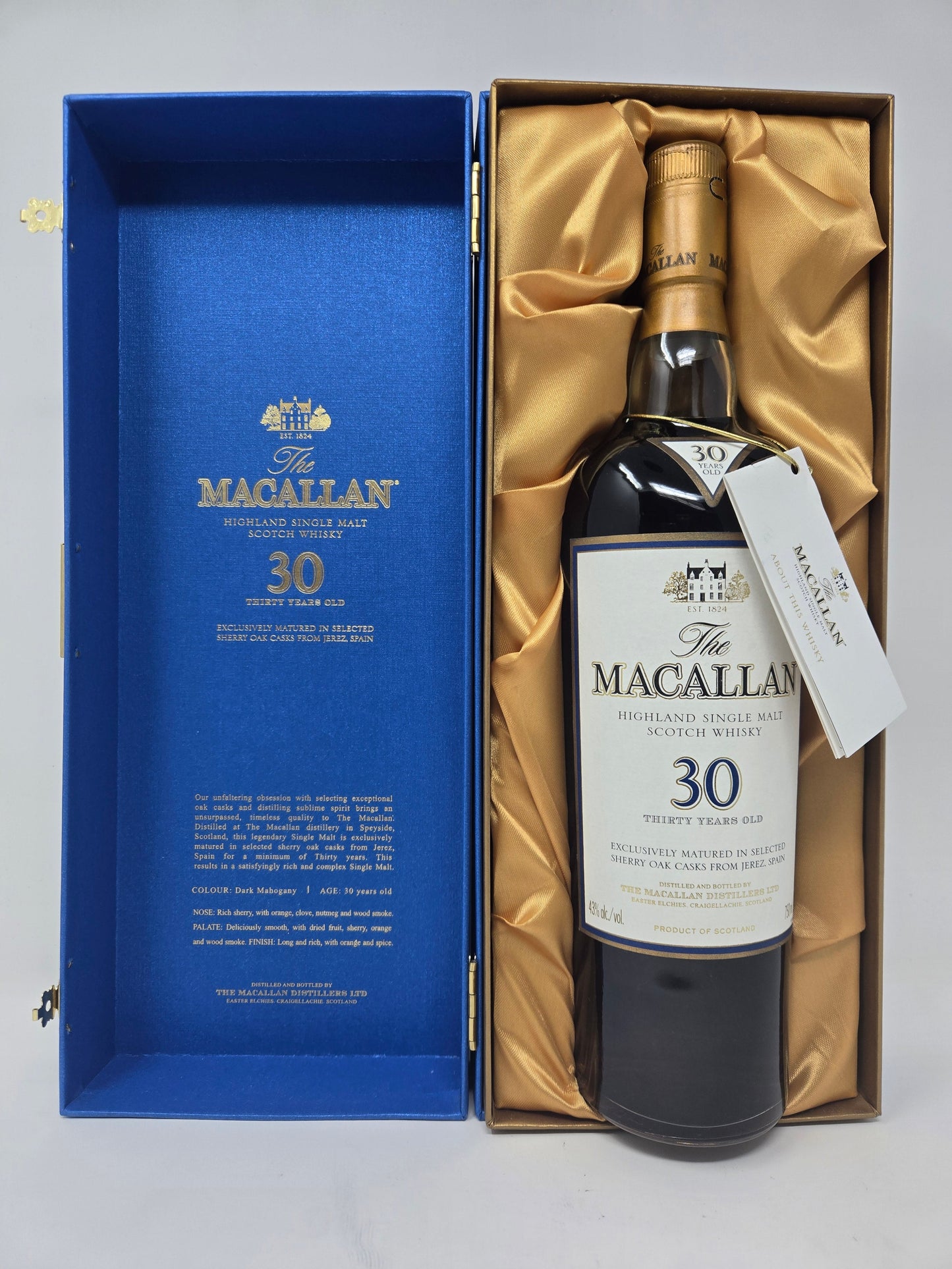 MACALLAN 30-Yr Sherry Oak Blue Box
