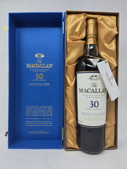 MACALLAN 30-Yr Sherry Oak Blue Box