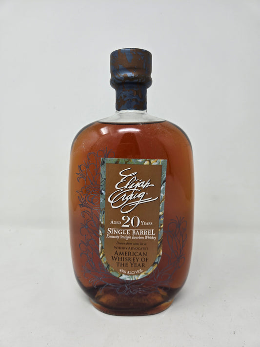 ELIJAH CRAIG 20-Year Single Barrel (Brown Label) 1991