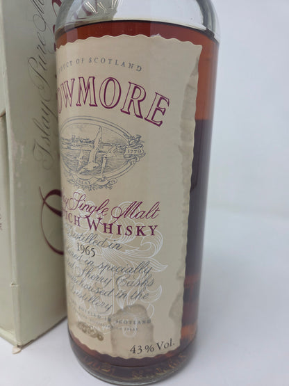 BOWMORE 1965 Single Malt Scotch Whisky 1980s Bottling