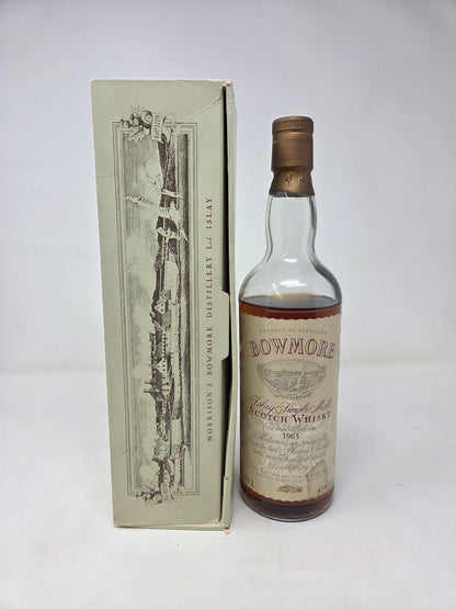 BOWMORE 1965 Single Malt Scotch Whisky 1980s Bottling