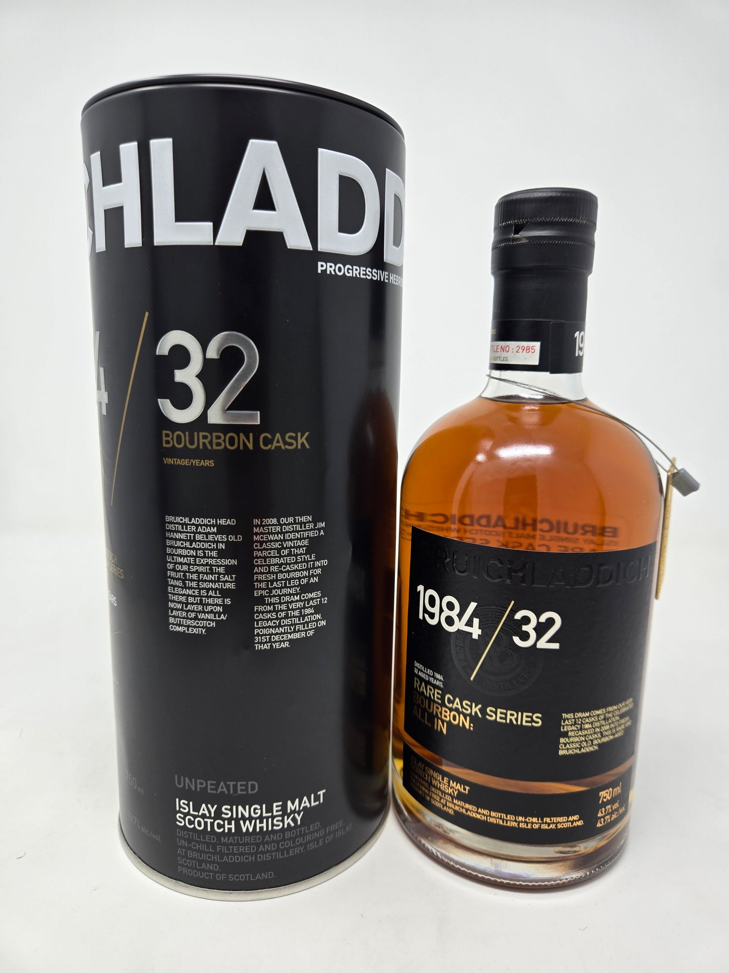 BRUICHLADDICH 1984 32 Yr Rare Cask Series Bourbon All In