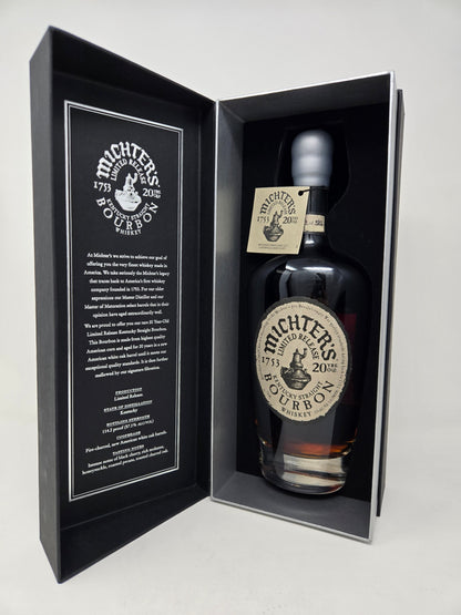 MICHTERS 20-Yr Bourbon