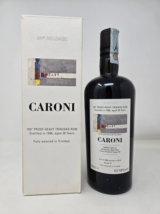 CARONI 1996 Velier 20 Year Old 100 Proof Heavy