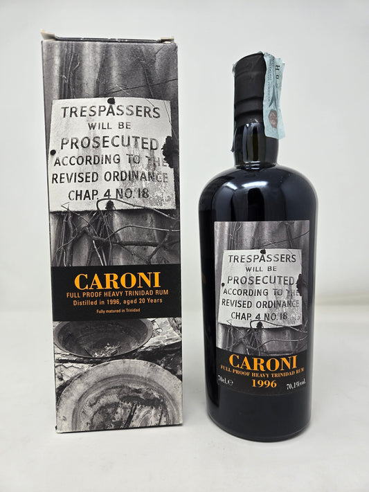 CARONI 1996 Velier 20 Year Old Full Proof Heavy "Trespassers"