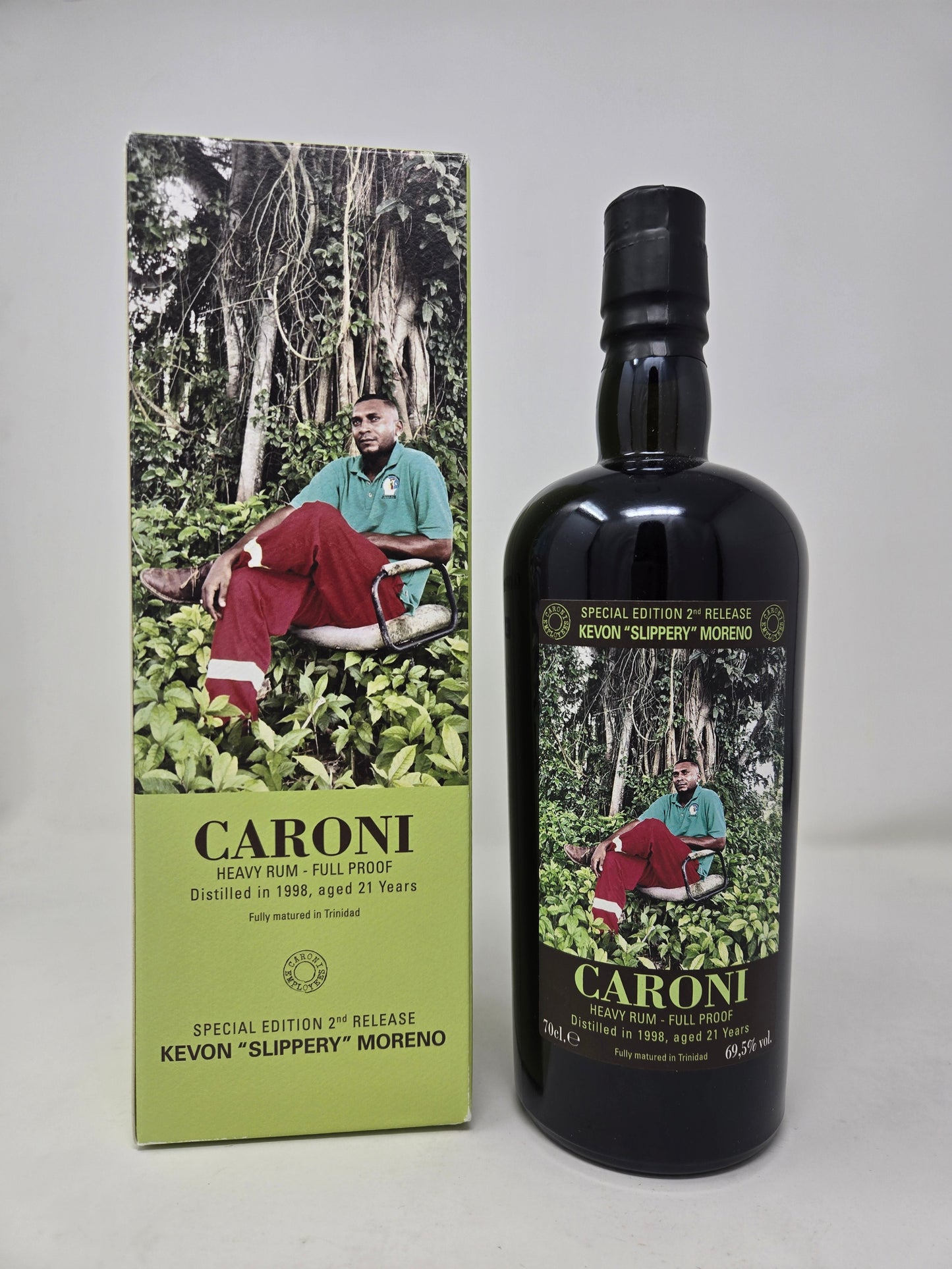 CARONI 1998 Velier 21 Year Old Full Proof Heavy Kevon 'Slippery' Moreno
