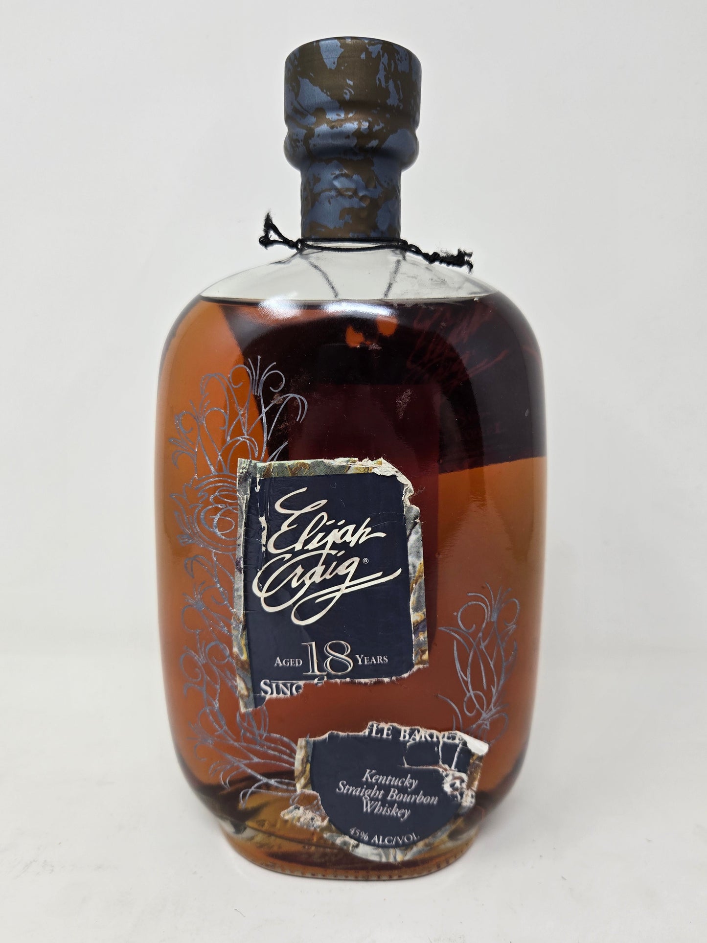 ELIJAH CRAIG 18-Year Single Barrel 1990 (Damaged Label)