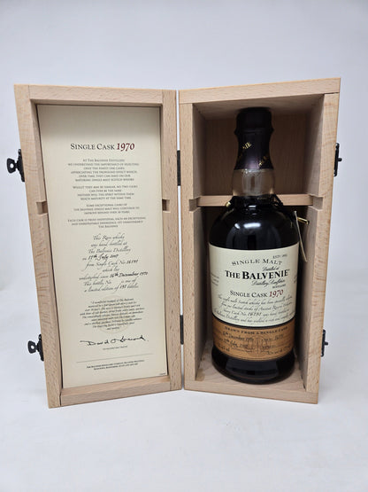 BALVENIE 1970 36-Year Single Sherry Cask #16191